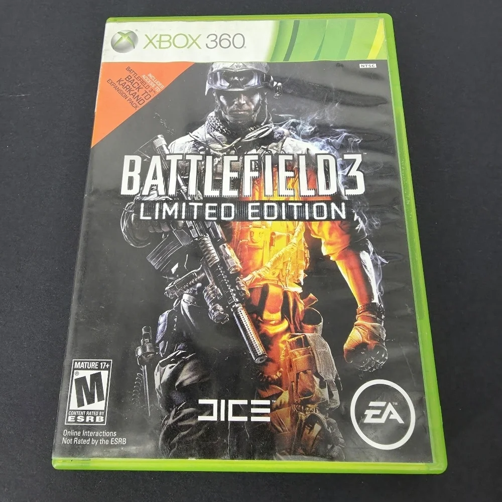 Electronic Arts Battlefield 3 Limited Edition Xbox 360 CIB 2-Disc Set